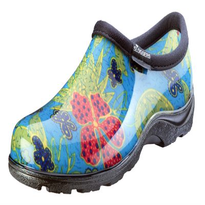 Sloggers Women's Waterproof Rain and Garden Shoe with Comfort Insole, Midsummer Blue, Size 10, Style 5102BL10