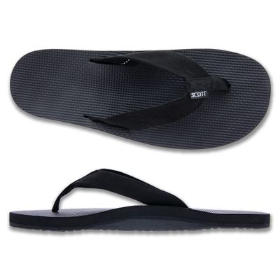 Scott Hawaii Men's Haleiwa Sandal | Tubular Nylon Strap Rolls Against Skin | Lightweight Molded Outsole With Arch | Podiatirst Recommended | Narrow Width Flip Flop