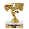 Crown Awards Car Trophies - 4.5" Gold Antique Car Trophies view 1