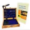 Colorado Anglers - Fly Tying Standard Tool Kit with Wooden Box & Book, Rotary Vise, Bobbin, Scissors, Whip Finisher, Complete Fly Fishing Set for Beginners & Pros view 1