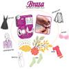 Braza Flash Tape - Double Sided Clear Adhesive Clothing, Fabric and Body Tape, (6) 20ft Rolls view 3
