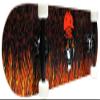 Krown Intro Skateboard, Red Flame view 2