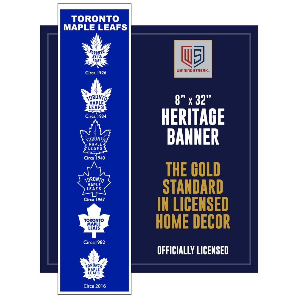 NHL Toronto Maple Leafs Heritage Banner