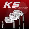 Majek Golf Men's Complete Wedge Set: 52 Gap Wedge (GW), 56 Sand Wedge (SW), 60 Lob Wedge (LW) Right Handed Regular Flex Steel Shaft view 3