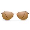 Suncloud Patrol Polarized Sunglasses, Gold/Brown, One Size view 2