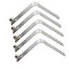 UP100 50pcs Kayak Paddle Tent Pole 6mm/8mm/9mm/10mm Push Button Single Solid Spring Awning Accresories Telscopic Tube Camping & Caravan & Chair Tube Lock(9.8 mm Single) view 1