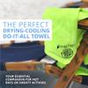 FROGG TOGGS Chilly Pad, Instant Cooling Towel, long lasting, reusable, Sports and Outdoors Neck Towel 33x13, Sand view 2