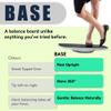 Base Standing Desk Balance Board, Office Wobble Board with Anti-Fatigue Mat, Gentle Rocker for Posture & Focus, Standing Desk Accessory and Exercise Equipment view 3