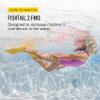 FINIS Fishtail 2 Swim Fins for Toddlers & Kids - Builds Water Confidence - Soft Rubber Fit - Float Assist - Jr Size 6-11 view 2