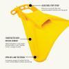 FINIS Fishtail 2 Swim Fins for Toddlers & Kids - Builds Water Confidence - Soft Rubber Fit - Float Assist - Jr Size 6-11 view 4