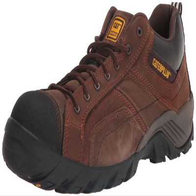 Caterpillar Men's Argon Composite-Toe Lace-Up Work Boot,Dark Brown,7 W US