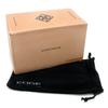 EDGEIWEAR Round Horn Rimed Bamboo Sunglasses Wood Women Polarized Lens 541006BM-FLP1(M.BLK.sd2) view 4