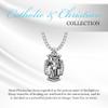 True Faith Jewelry Sterling Silver St Florian Fire Fighter Shield Medal Patron Saint Pendant Necklace, 1 Inch view 3