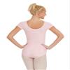 Capezio womens Tb133 athletic leotards, Pink, X-Small US view 2