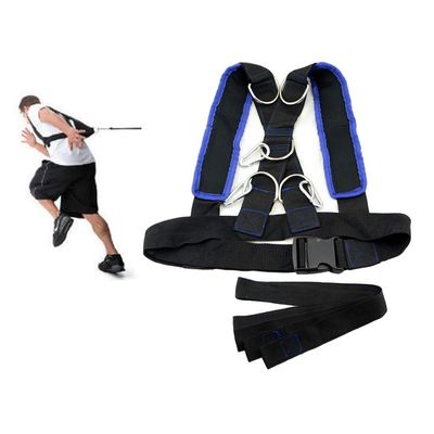 HemeraPhit Speed Training Belt Sled Harness Resistance Band Waist Belt Agility Training Vest (Blue Vest)