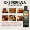 Complete Leather Care Kit | Leather Cleaner, Conditioner, 2 Cloths | Bick 1 & Bick 4 | Won't Darken Leather | Made in the USA | Non-Toxic, Family Safe | For Shoes, Bags, Furniture, All Leather view 3