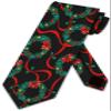Three Rooker Christmas Wreath Neck Ties Mens Holiday Necktie view 1