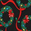 Three Rooker Christmas Wreath Neck Ties Mens Holiday Necktie view 3