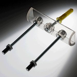 Sk8ology Skateboard and Deck Display Wall Mount Hanger Rack - with Drill Bit