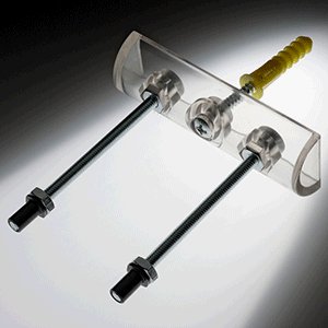 Sk8ology Skateboard and Deck Display Wall Mount Hanger Rack - with Drill Bit