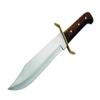 Classic Wood Bowie Knife 15 Stainless Steel Blade Wooden Handle view 2