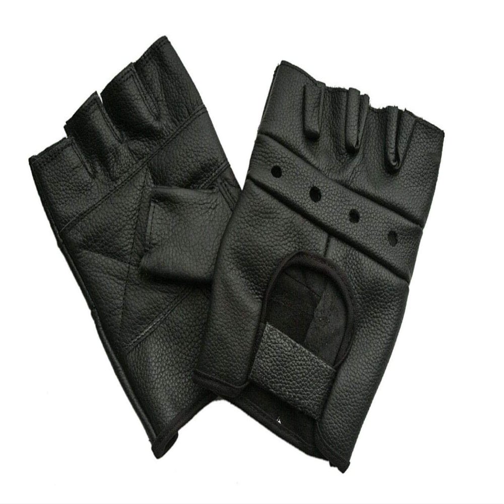 SZCO XXXL Black Fingerless Gloves
