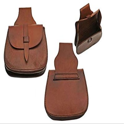BROWN MEDIEVAL BELT BAG
