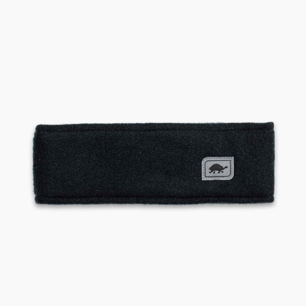 Turtle Fur Unisex Original Fleece Turtle Band Triple-Layer Heavyweight Headband, Black