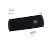 Turtle Fur Unisex Original Fleece Turtle Band Triple-Layer Heavyweight Headband, Black view 2