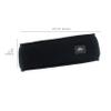 Turtle Fur Unisex Original Fleece Turtle Band Triple-Layer Heavyweight Headband, Black view 4