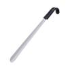 FootFitter Premium Stainless Steel Shoe Horn  Extra Thick, Best Sturdy Shoehorn with Genuine Leather Handle Grip (16" Shoe Horn) view 1