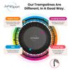 JumpSport 39" Essential Fitness Trampoline | Model 220, 230, 250 | Exercise Trampoline | 30 Low-Impact Bungees view 3