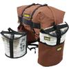 TrailMax Medium Saddlebags for Trail Riding; Insulated Saddle Bags for Horses; Saddle Bags With Detachable Cantle Bag; Saddle Bag & Cantle Bag Set; Saddle Bags for Western & Endurance Saddles, Brown view 1