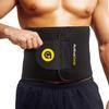 ActiveGear Premium Waist Trimmer Belt Slim Body Sweat Wrap for Stomach and Back Lumbar Support, Large: 9" x 46" - Yellow view 1