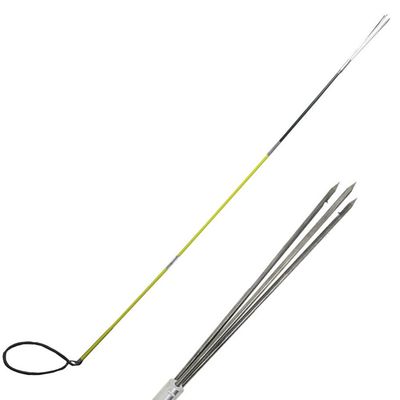Scuba Choice Hybrid Hawaiian Spearfishing Sling Travel with 3 Piece Pole Spear and Prong Tip, 9', Yellow