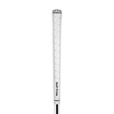 Golf Pride Tour Wrap Golf Grip - Comfortable, Durable Grip for Clubs - Classic Wrap Design with High-Tack Feel - Rubber Construction - Standard - White