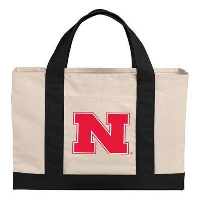Broad Bay Nebraska Huskers Tote Bag or OFFICIAL Canvas University of Nebraska Totes