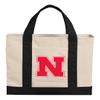 Broad Bay Nebraska Huskers Tote Bag or OFFICIAL Canvas University of Nebraska Totes view 1