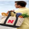 Broad Bay Nebraska Huskers Tote Bag or OFFICIAL Canvas University of Nebraska Totes view 2