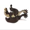 AJ Tack Men's Antique Brown Cutting Horse Spurs view 1