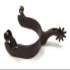 AJ Tack Men's Antique Brown Cutting Horse Spurs view 4