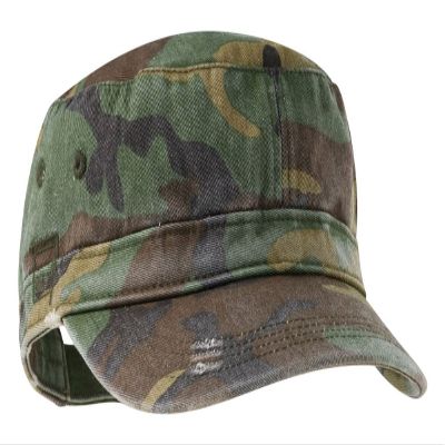 District Threads Distressed Military Hat - Military Camo - One Size