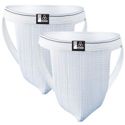 McDavid Two Pack Swim Supporter, White, Medium