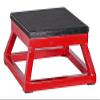 Ader Plyometric Platform Box Set- 6" Red, 12" Black, 18" White. view 2