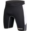 Mares Men's Trilastic Rash Guards Shorts - Durable Lightweight Quick-Drying UPF 50+ Sun Protection Water Sports Swimsuit Bottoms, Black/White, Medium view 1