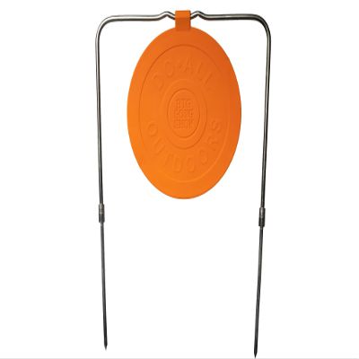 Do-All Outdoors Big Gong Show 9" Self-Healing Shooting Target Rated for .22-.50 Caliber , Red, Small
