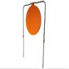 Do-All Outdoors Big Gong Show 9" Self-Healing Shooting Target Rated for .22-.50 Caliber , Red, Small view 3