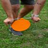 Do-All Outdoors Big Gong Show 9" Self-Healing Shooting Target Rated for .22-.50 Caliber , Red, Small view 4