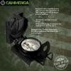 Cammenga Lensatic Tritium Compass, Official USA Military Compass - Accurate and Ultralight Tactical Compasses for Orienteering Backpacking Hunting Hiking Boating - Black view 3