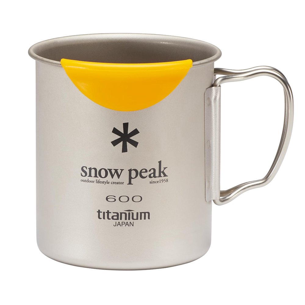 Snow Peak Lightweight Single Wall Titanium Backpacking, Camping Mug